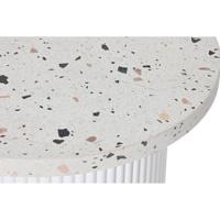 Bijzettafel Home ESPRIT Wit Hout MDF Terrazzo 40 x 40 x 37,5 cm - thumbnail