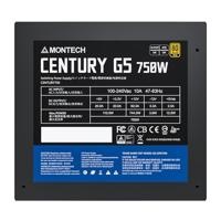 MONTECH Century G5 750 PC-netvoeding 750 W ATX 80 Plus Gold - thumbnail
