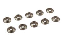 Aluminium Washer voor M3 Button Head Screws (BD: 10mm) - Gun Metal - 10st - thumbnail