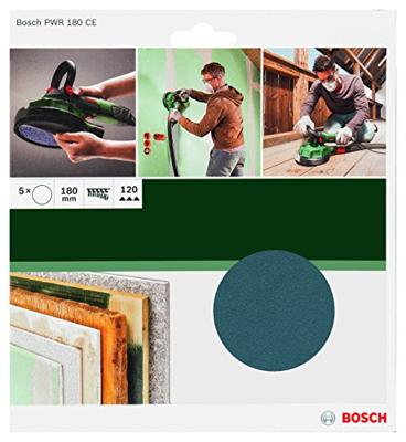 Bosch Accessories 2609256D39 PWR180 slijpsteen 180 mm K120 5 stuks 1 stuk(s)