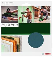 Bosch Accessories 2609256D39 PWR180 slijpsteen 180 mm K120 5 stuks 1 stuk(s) - thumbnail