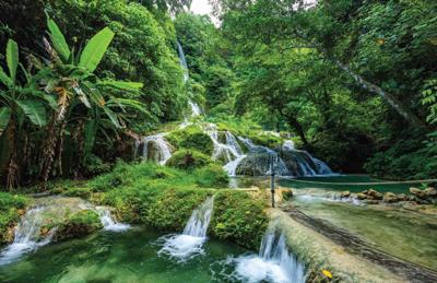 Watervalletjes 140x90cm Tuindoek Customize-it - Customize it