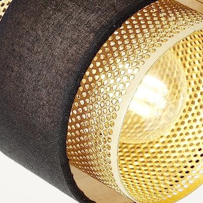 Brilliant 4-lichts plafondlampGrove zwart met goud - 99302/86