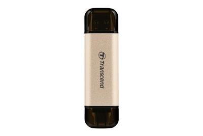 Transcend JetFlash 930C USB-stick 256 GB Goud TS256GJF930C USB-A 3.2 Gen 1, USB-C
