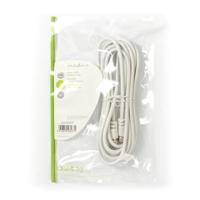 Satelliet- en Antennekabel | F Male - F Male | 3,0 m | Wit - thumbnail