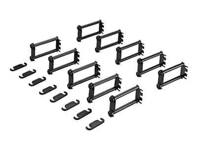Rittal 7111.214 19 inch Kabelgeleiding voor patchkast 1 HE Zwart Rittal 7111.214 19 inch Kabelgeleiding voor patchkast 1 HE Zwart