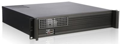 iStar D Value D-213-MATX 2U Rackmount Server Chassis (zwart)