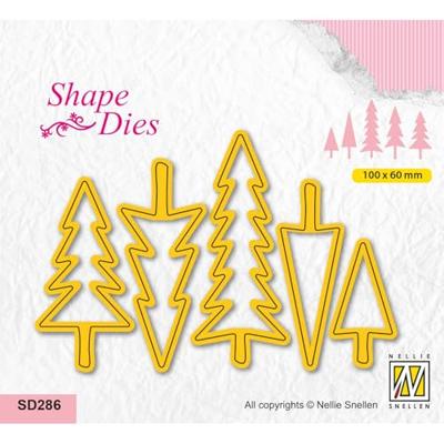 Nellie's Choice • shape dies kerstboom smal 5st.
