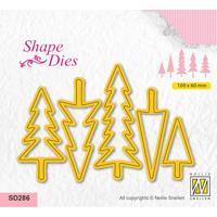 Nellie's Choice • shape dies kerstboom smal 5st. - thumbnail