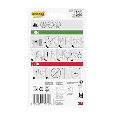 Command kleefstrips klein, blister van 8 stuks Command kleefstrips klein, blister van 8 stuks