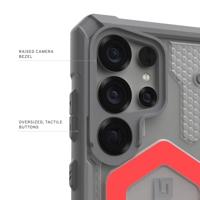 Urban Armor Gear Pathfinder Outdoor telefoonhoes Samsung Galaxy S25 Ultra Rood, Transparant Inductieve lading, Met polsband, Stootbestendig - thumbnail