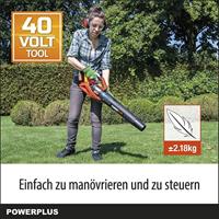 Dual Power Blower of PowdpG7526 - 40 V Batterijbladen, bladeren, 200 km/u, zonder batterij of oplader - thumbnail