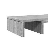 VidaXL Monitorstandaard verstelbaar 60x24x10,5 cm hout grijs sonoma - thumbnail
