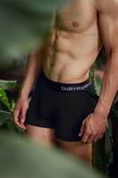 Apollo Boxershorts Heren Bamboo Basic Zwart 4-pack-XL - thumbnail