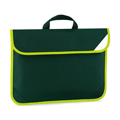 Quadra QD452 Enhanced-Viz Book Bag - Bottle Green - 38 x 28 cm Quadra QD452 Enhanced-Viz Book Bag - Bottle Green - 38 x 28 cm