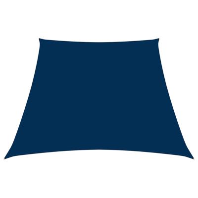 VidaXL Zonnezeil trapezium 3/5x4 m oxford stof blauw