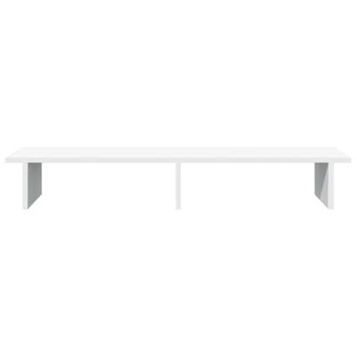 VidaXL Monitorstandaard 100x27x15 cm bewerkt hout wit