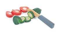 Small Foot - houten speelgoed eten salade speelset, 11dlg. - thumbnail