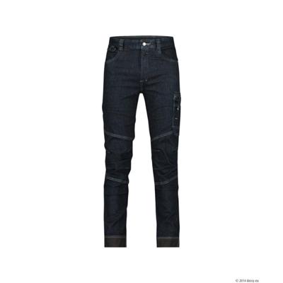 Dassy werkjeans Osaka standaard blauw/zwart - maat 53