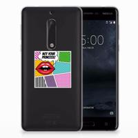 Nokia 5 | Sillicone Back Cover | Popart Princess - thumbnail