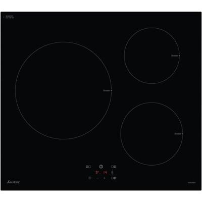 SAUTER SI934B - Inductiekookplaat - 3 branders - 8300W - L60 cm - Zwart