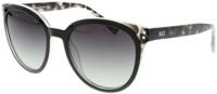 H.I.S zonnebril ​​​​gepolariseerd dames ovaal cat. 3. zwart/grijs - thumbnail