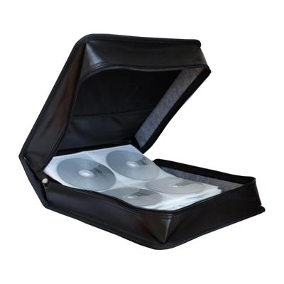 MediaRange CD-tas 200 CDs/DVDs/Blu-rays Kunstleer Zwart 1 stuk(s) (b x h x d) 31.4 x 11.8 x 31.2 cm BOX93