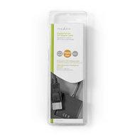 DisplayPort - DVI-Kabel | DisplayPort Male - DVI-D 24+1-Pins Female | 0,2 m | Zwart - thumbnail