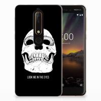 Silicone Back Case Nokia 6 (2018) Skull Eyes - thumbnail