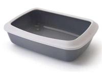 Kattenbak Iriz grijs Medium 50x37x14 cm - thumbnail