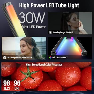 Sirui LED Tubelight T30 Zwart Sirui LED Tubelight T30 Zwart