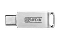 MyMEDIA My Dual USB 3.2 Gen 1 /USB C Drive 128GB USB-stick 128 GB Zilver 69271 USB-A 3.2 Gen 1, USB-C - thumbnail