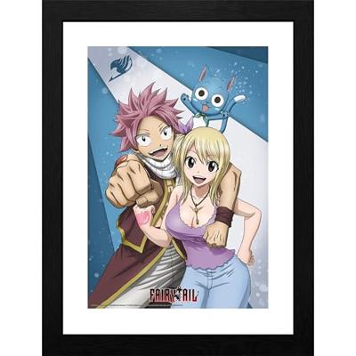 Fairy Tail Framed Print - Natsu & Lucy (30x40cm) Fairy Tail Framed Print - Natsu & Lucy (30x40cm)