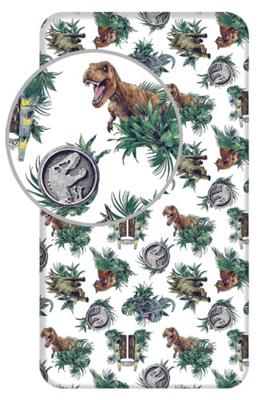 Jurassic World Hoeslaken Eenpersoons - 90 x 200 cm - Multi