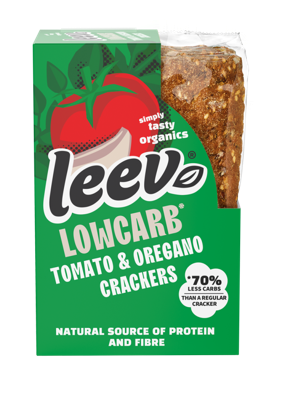 Leev Tomato & Oregano Lowcarb Crackers Leev Tomato & Oregano Lowcarb Crackers