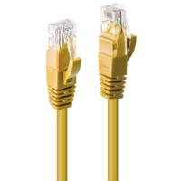 LINDY 48063 RJ45 Netwerkkabel, patchkabel CAT 6 U/UTP 2.00 m Geel Snagless 1 stuk(s) - thumbnail