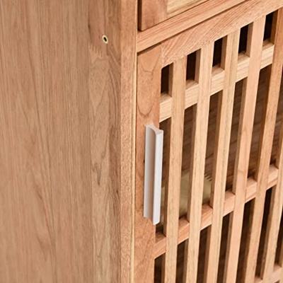 Badkamerkast 42x29x182 cm massief walnotenhout Badkamerkast 42x29x182 cm massief walnotenhout