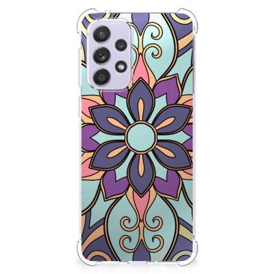 Samsung Galaxy A33 Case Purple Flower Samsung Galaxy A33 Case Purple Flower