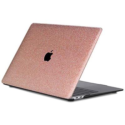 Lunso MacBook Pro 16 inch (2019) cover hoes - case - Glitter Rose Goud Lunso MacBook Pro 16 inch (2019) cover hoes - case - Glitter Rose Goud