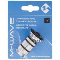 M-Wave balhoofdplugklauw 1-1/8" carbon voorvork zwart - thumbnail