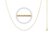 iXXXi Ketting 1 mm Goud 40 cm - thumbnail