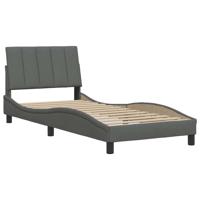 Bedframe zonder matras 80x200 cm stof donkergrijs - thumbnail