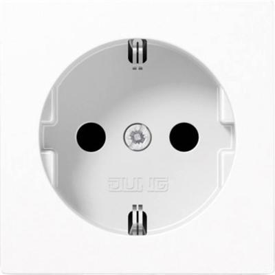 Jung A1520WW Wandcontactdoos met randaarde Inzetstuk A 500, AS 500 Alpine-wit 1 stuk(s)