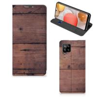 Samsung Galaxy A42 Book | Wallet Case | Old Wood - thumbnail