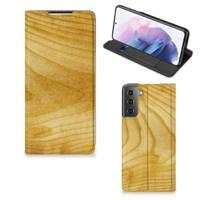 Samsung Galaxy S21 Plus Book | Wallet Case | Licht Hout - thumbnail