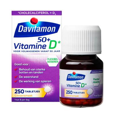 Davitamon Vitamine D 50+ 250 Tabletten