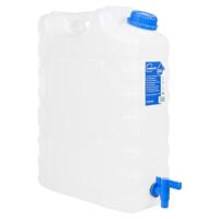 VidaXL Watertank met kraan 20 l kunststof transparant - thumbnail