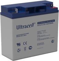 Ultracell loodaccu 12v 18Ah - thumbnail