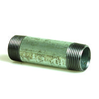 Pijpnippel - Fig.23 - Staal verzinkt - buiten/buiten - 2" - 100mm - thumbnail