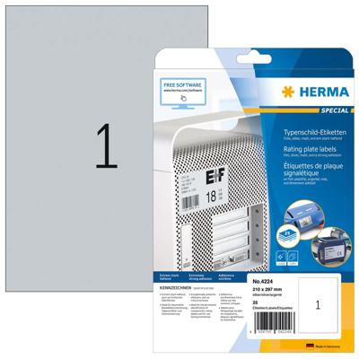 Herma typeplaatje etiketten